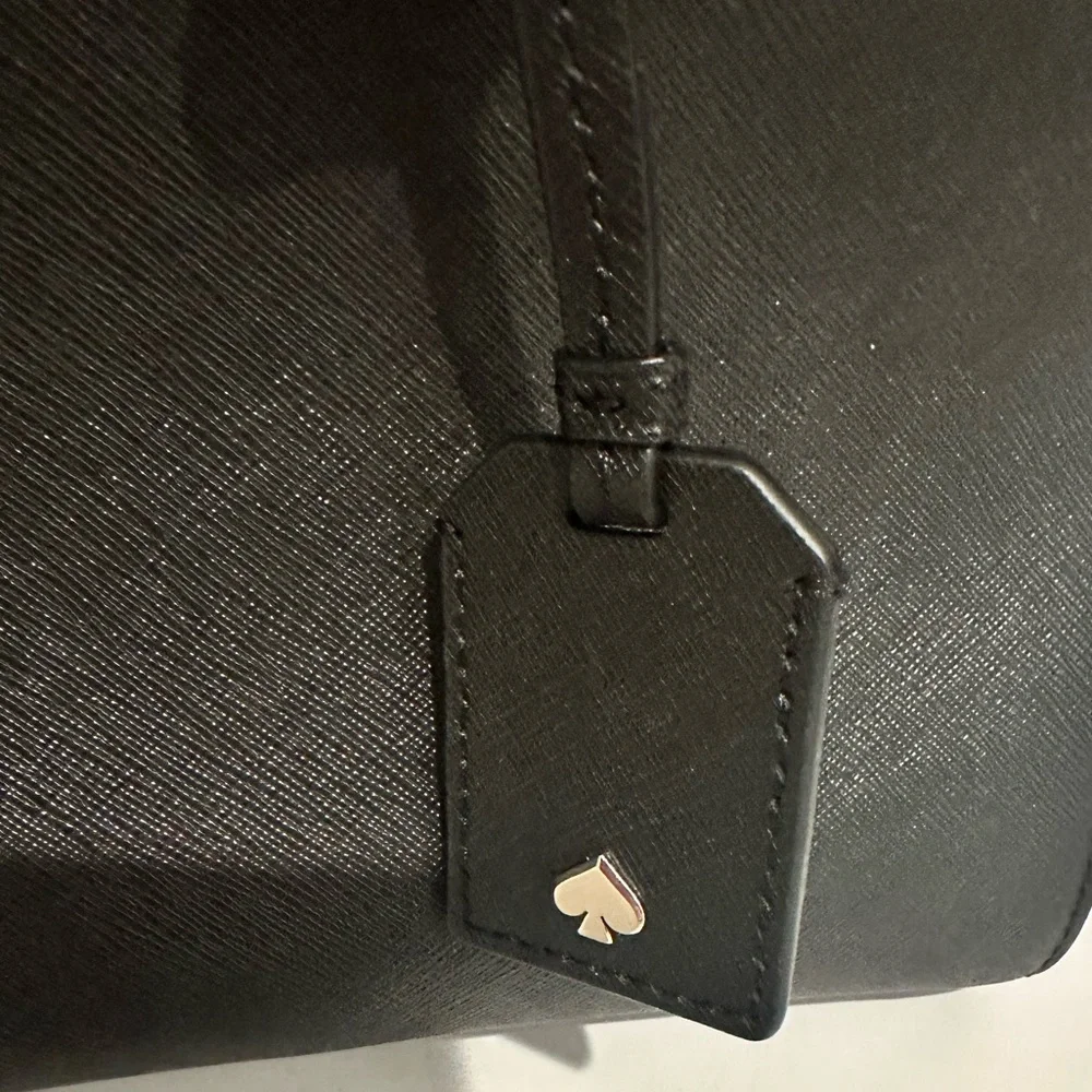 Kate Spade Cameron Street Black Saffiano Leather Medium Satchel Handbag